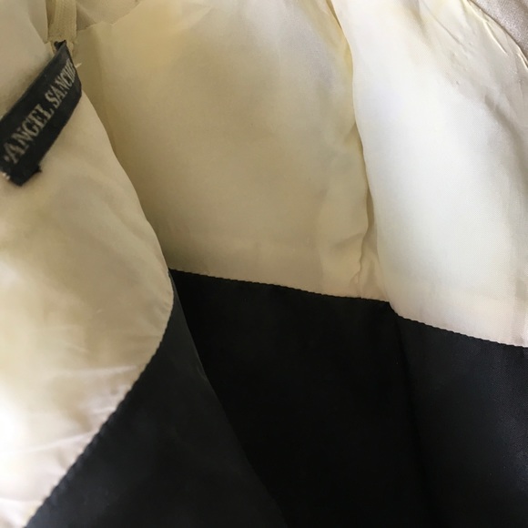 Rare Vintage Angel Sanchez Couture  Strapless Gown - Picture 5 of 5